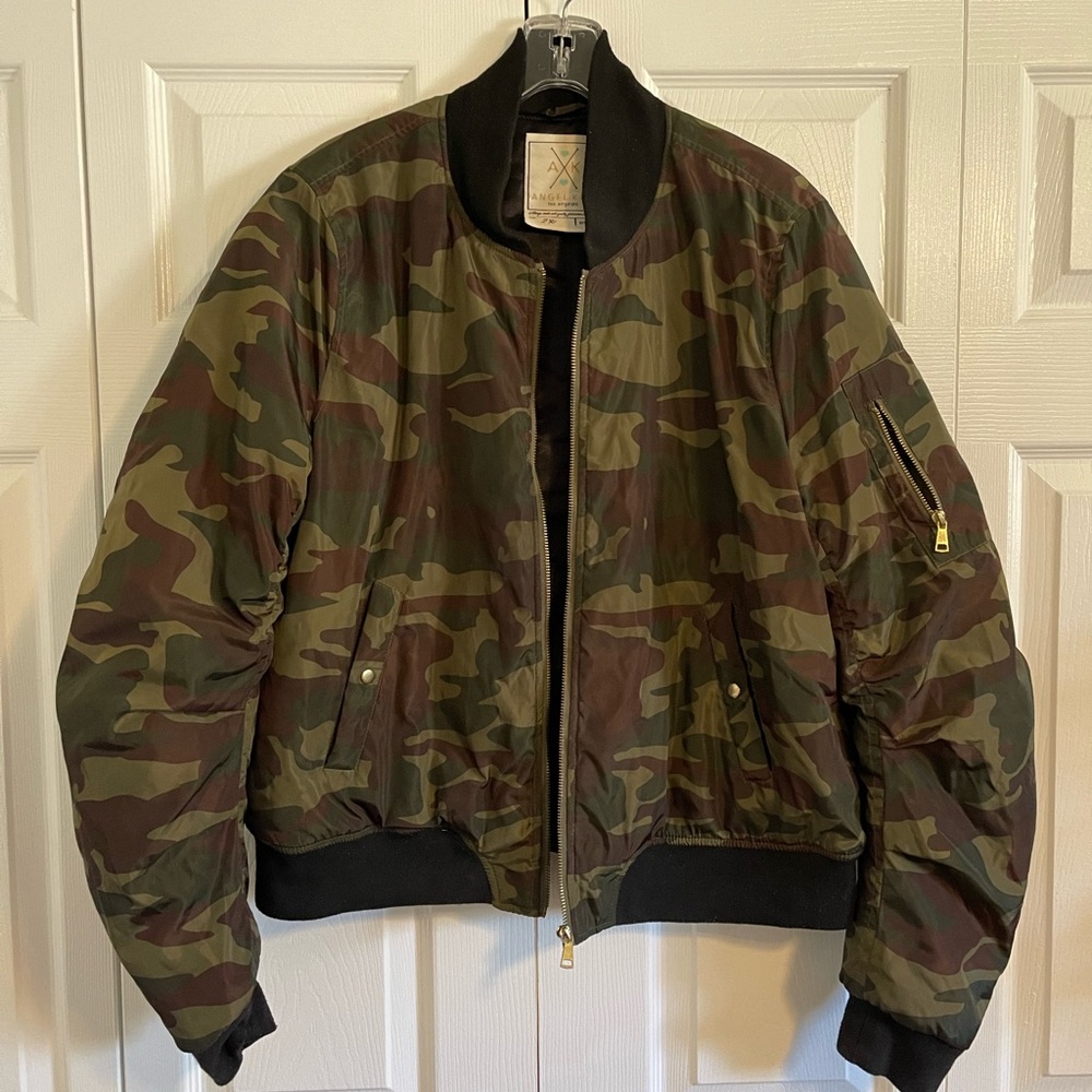 BOMBER JACKET | Color: CAMO | Size: 2X | brand: Angel Kiss | very good condition